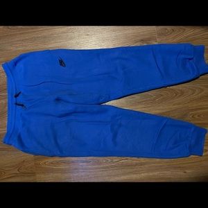 Nike Royal Blue Fleece Joggers Size Large